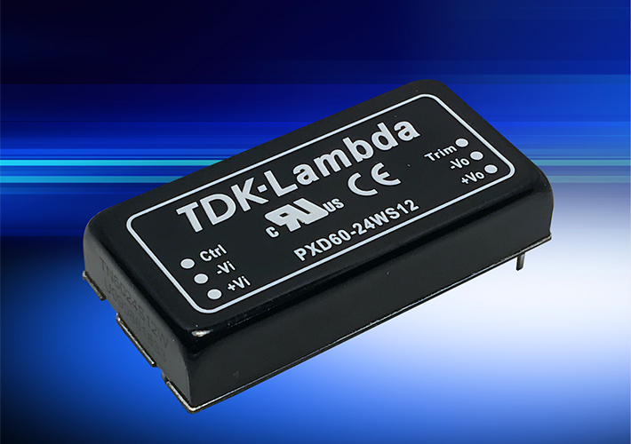 foto noticia Convertidores DC-DC de 40 y 60 W con formato 2 x1” y rango de entrada 4:1 